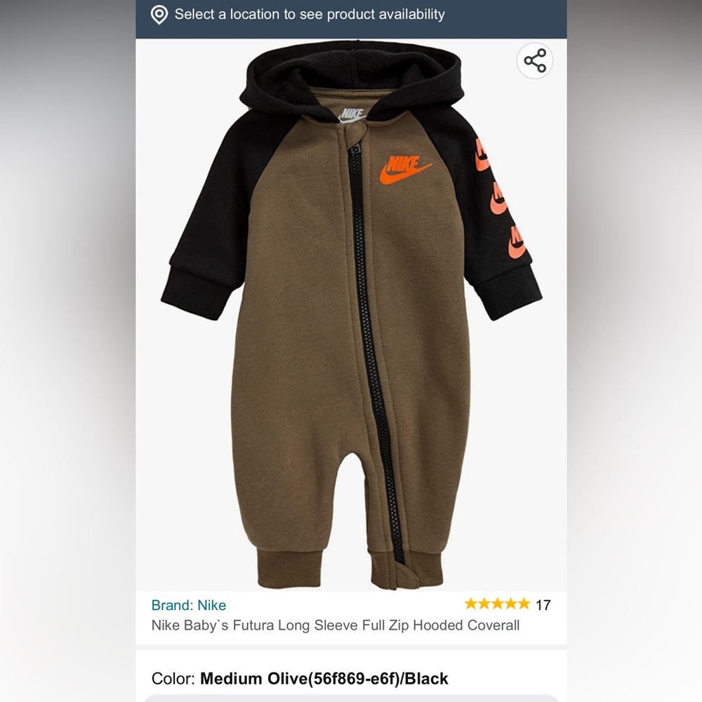 Baby boy Nike fleece lined onesie bundle size 3 months - Picture 4 of 5